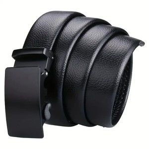 Minimalism Versatile PU Leather Black Belt For Men And Women 46 in